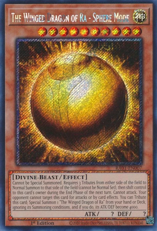 The Winged Dragon of Ra Sphere Mode