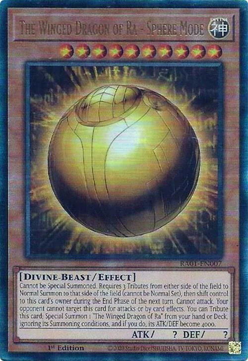 The Winged Dragon of Ra Sphere Mode