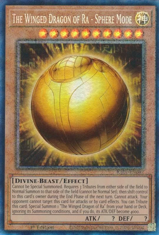 The Winged Dragon of Ra Sphere Mode