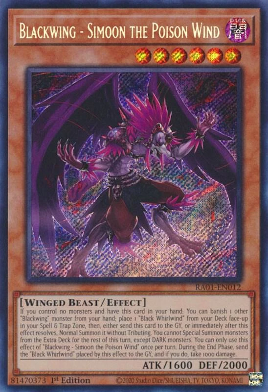 Blackwing Simoon the Poison Wind
