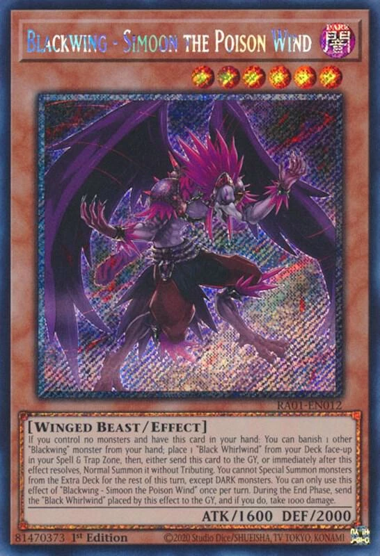 Blackwing Simoon the Poison Wind