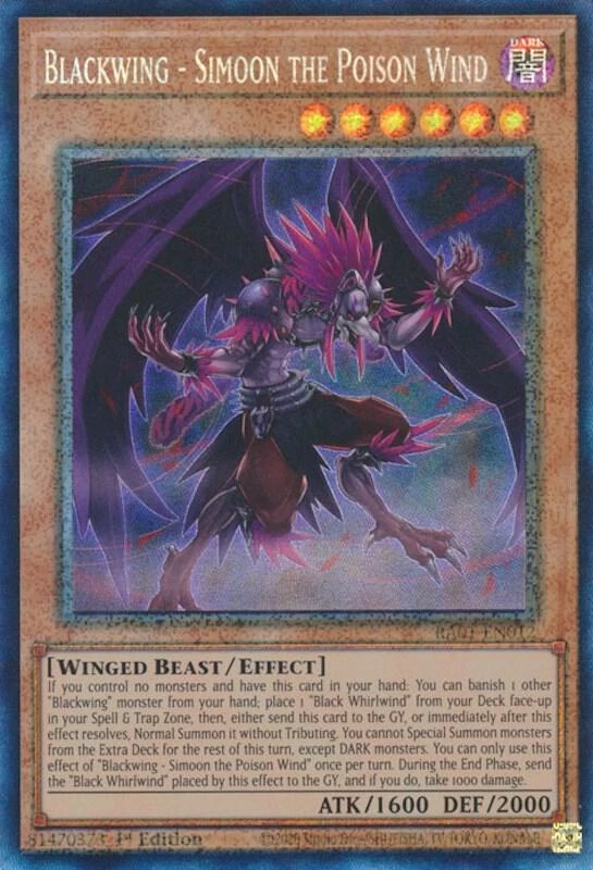 Blackwing Simoon the Poison Wind