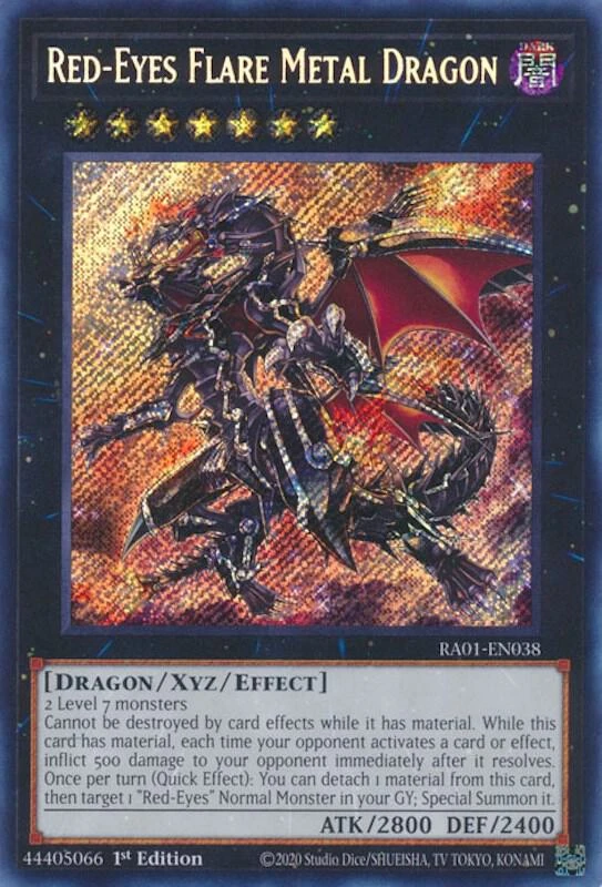 Red Eyes Flare Metal Dragon