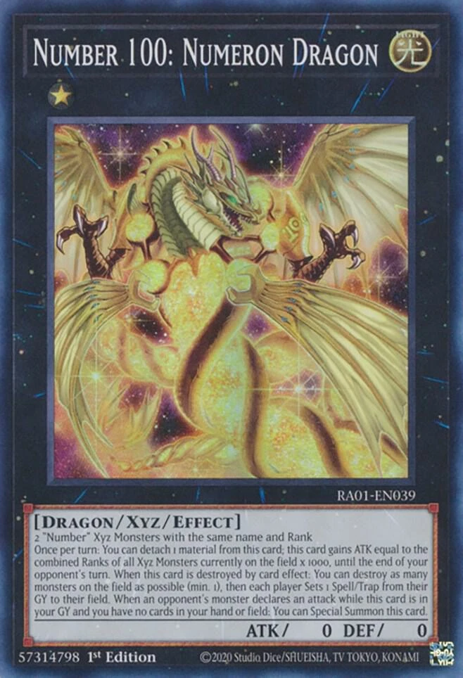 Number 100 Numeron Dragon