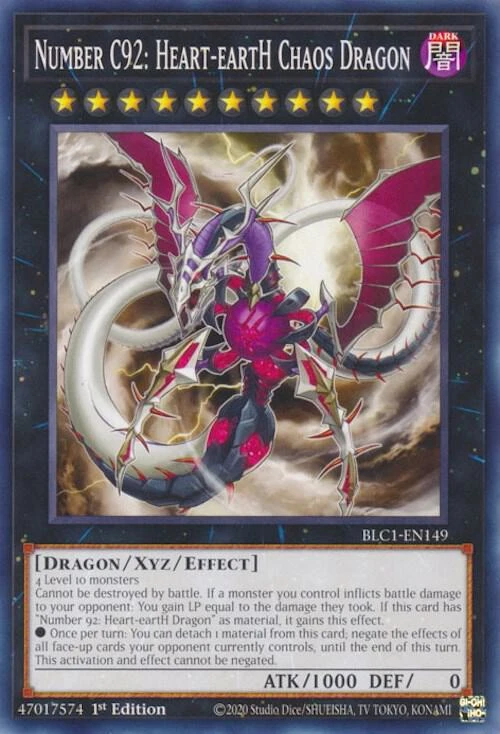Number C92 Heart eartH Chaos Dragon