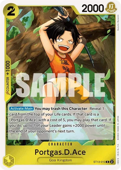 Portgas.D.Ace - ST13-010 (Pirate Foil)
