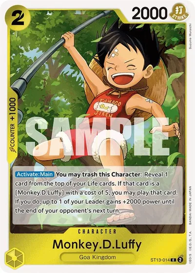 Monkey.D.Luffy - ST13-014 (Pirate Foil)