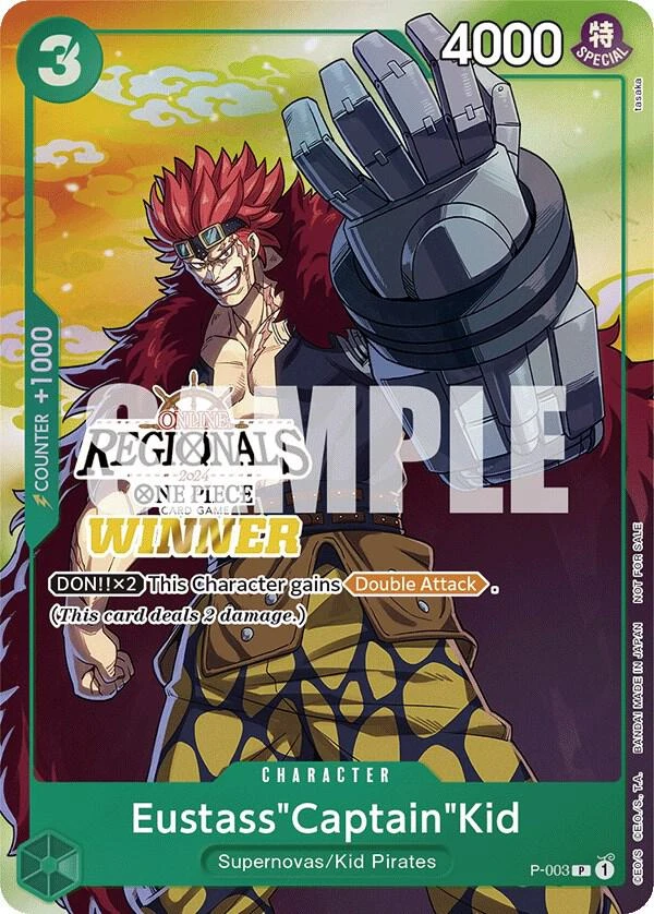 Eustass"Captain"Kid (Online Regional 2024 Vol. 2 [Winner])