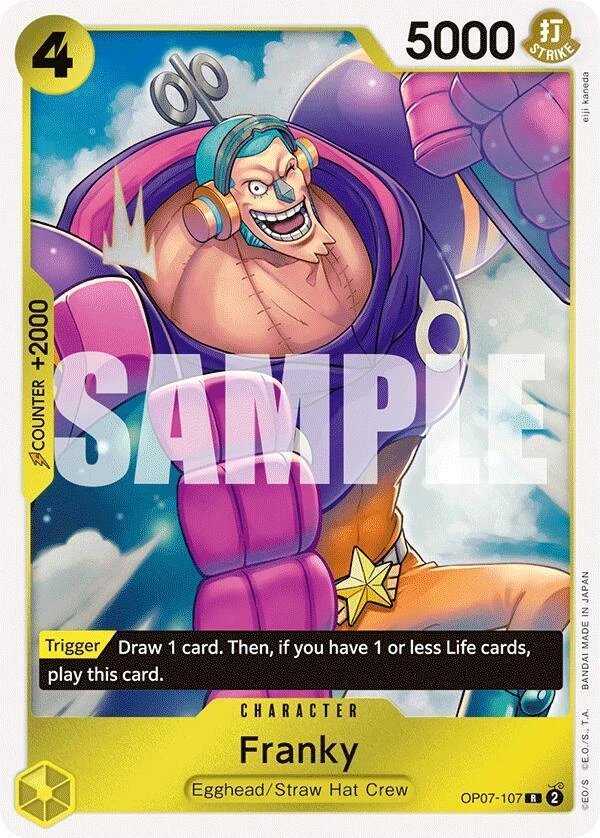 Franky - OP07-107 (Reprint) Base