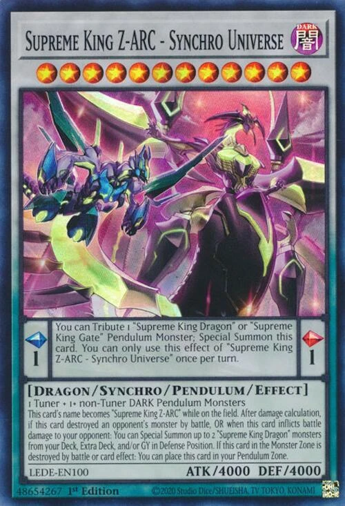 Supreme King Z ARC Synchro Universe