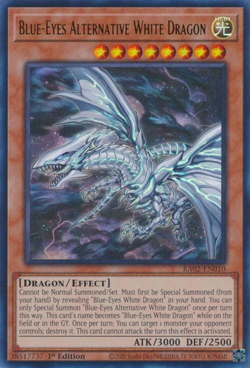 Blue Eyes Alternative White Dragon