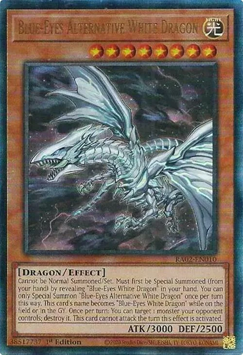 Blue Eyes Alternative White Dragon