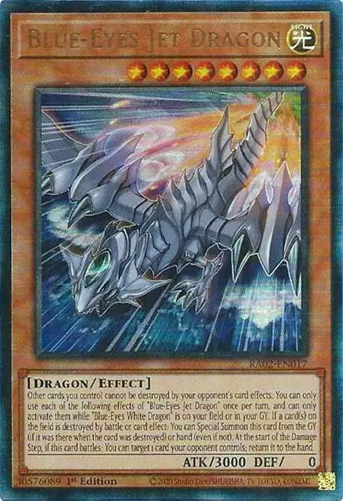 Blue Eyes Jet Dragon