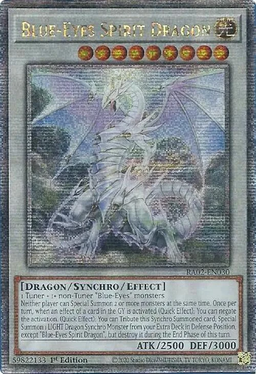 Blue Eyes Spirit Dragon
