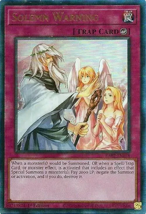 Solemn Warning