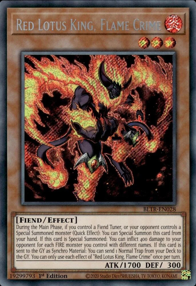 Red Lotus King Flame Crime