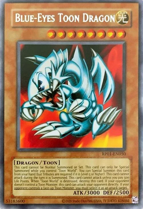 Blue Eyes Toon Dragon SRL 000