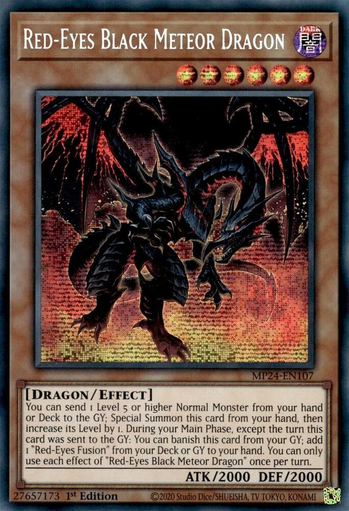 Red Eyes Black Meteor Dragon