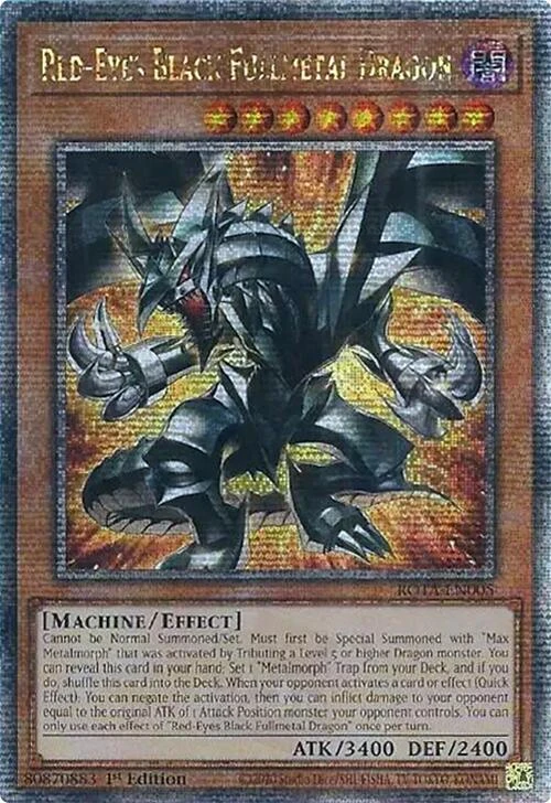 Red Eyes Black Fullmetal Dragon