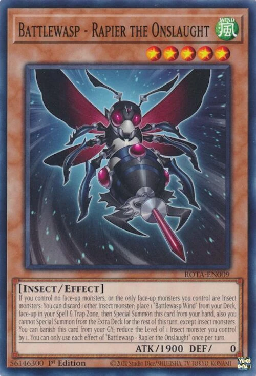 Battlewasp Rapier the Onslaught