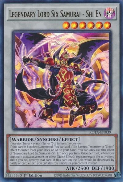 Legendary Lord Six Samurai Shi En