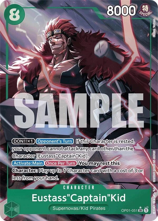 Eustass"Captain"Kid (OP01-051) (Alternate Art) Alternate Art