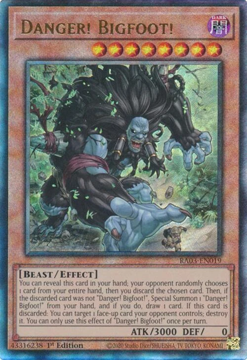 Danger! Bigfoot!