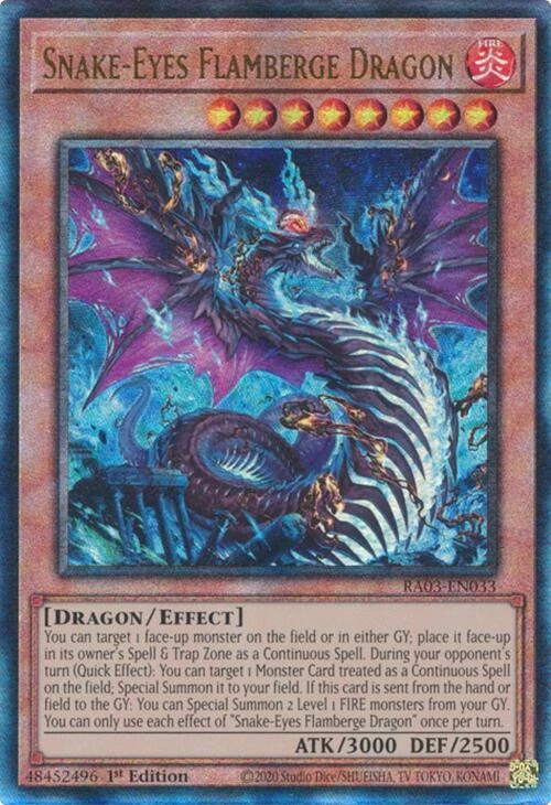 Snake Eyes Flamberge Dragon