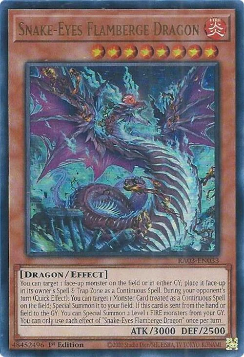 Snake Eyes Flamberge Dragon