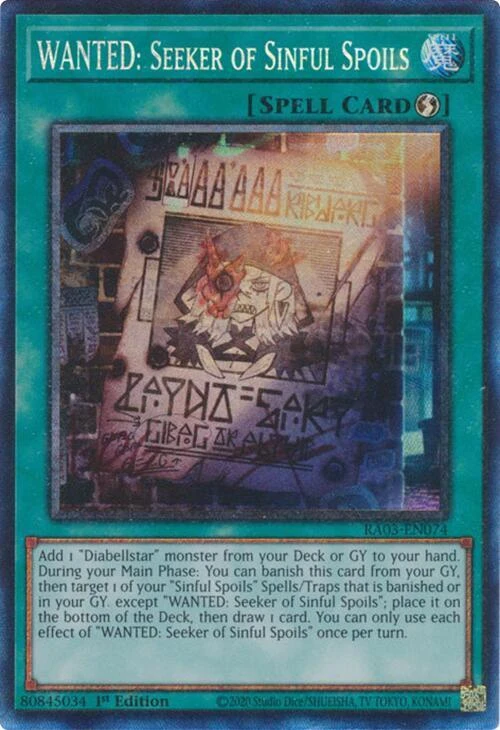 WANTED Seeker of Sinful Spoils