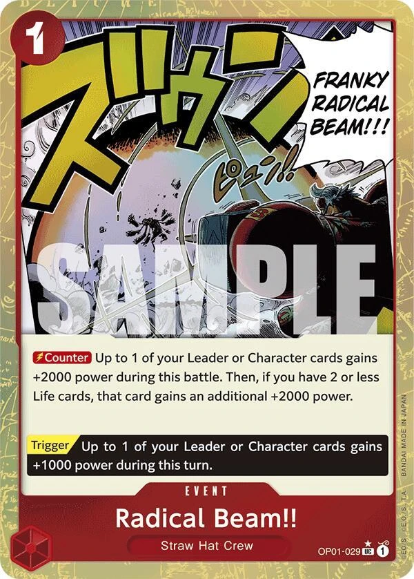 Radical Beam!! (Jolly Roger Foil) Textured Foil