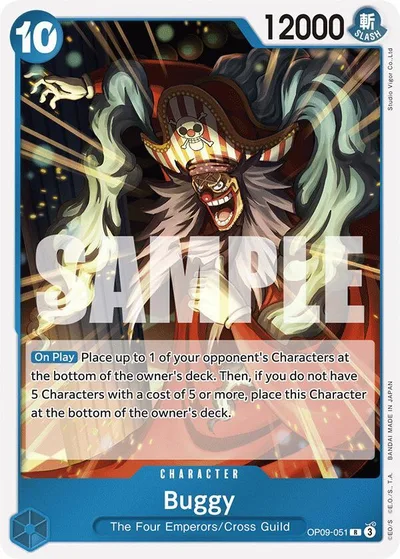 Buggy - OP09-051 (SP) (Gold)