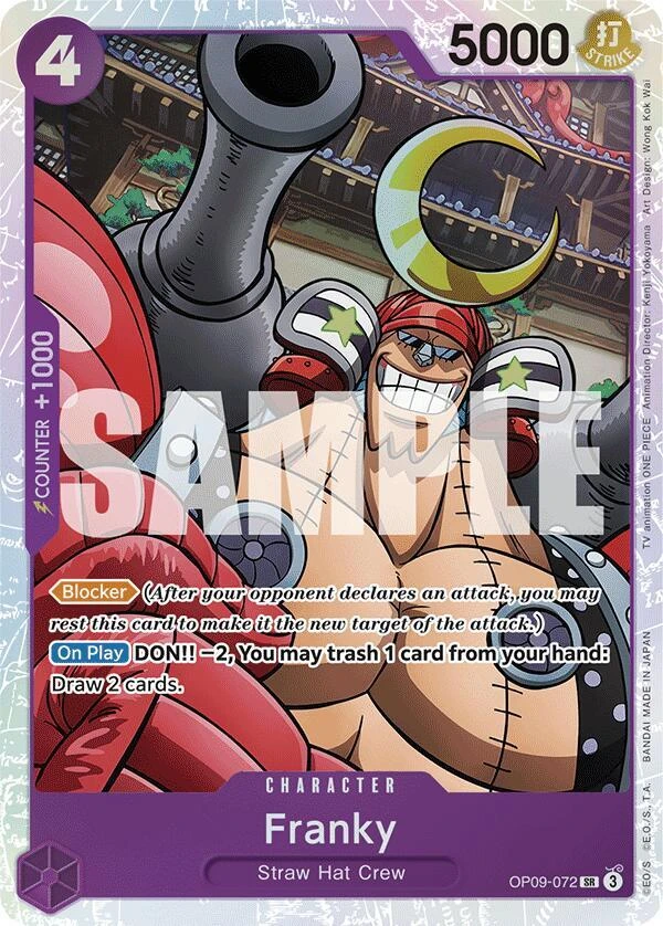 Franky - OP09-072 (Reprint) Base