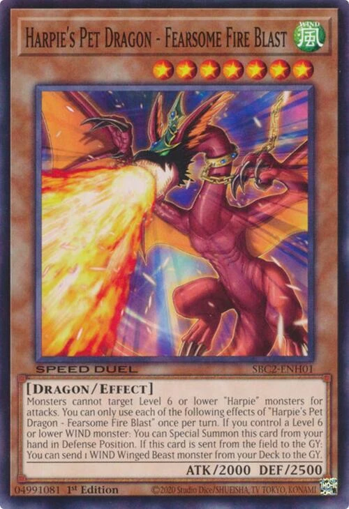 Harpies Pet Dragon Fearsome Fire Blast