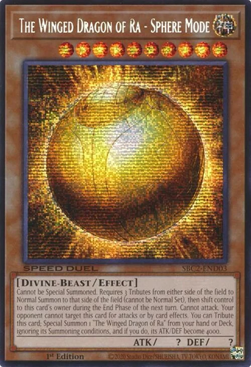 The Winged Dragon of Ra Sphere Mode