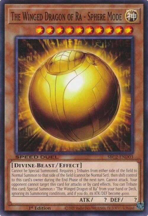 The Winged Dragon of Ra Sphere Mode