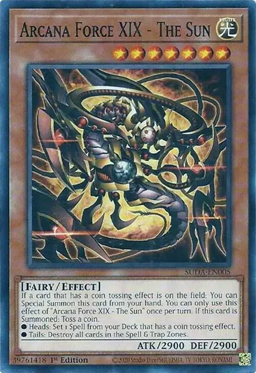 Arcana Force XIX The Sun