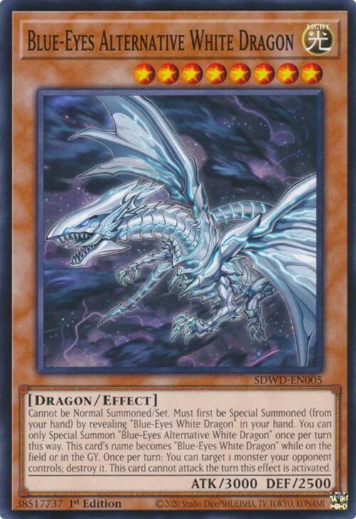 Blue Eyes Alternative White Dragon
