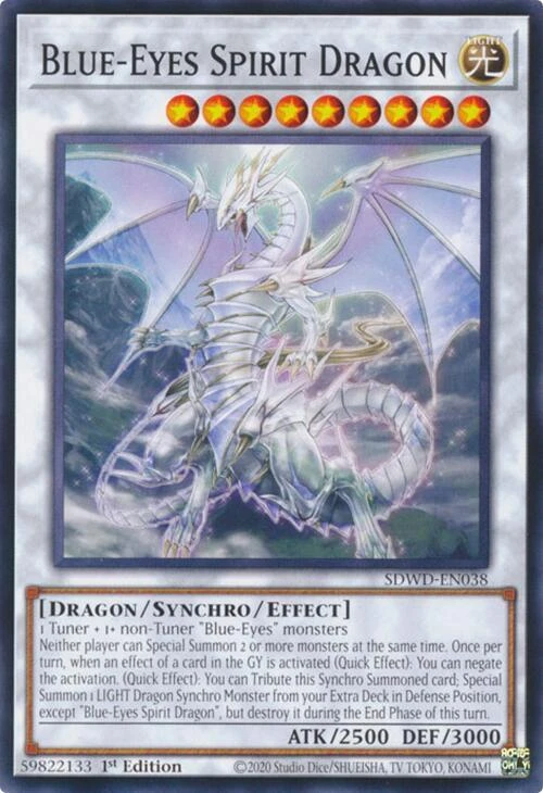 Blue Eyes Spirit Dragon