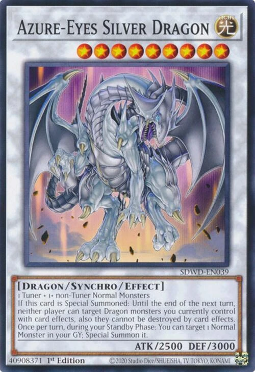 Azure Eyes Silver Dragon Oversized