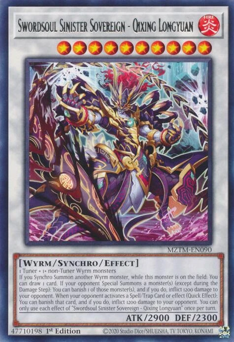 Swordsoul Sinister Sovereign Qixing Longyuan