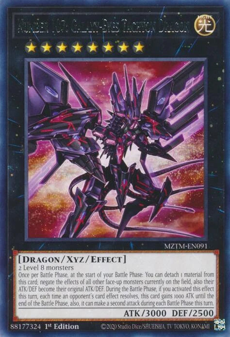 Number 107 Galaxy Eyes Tachyon Dragon