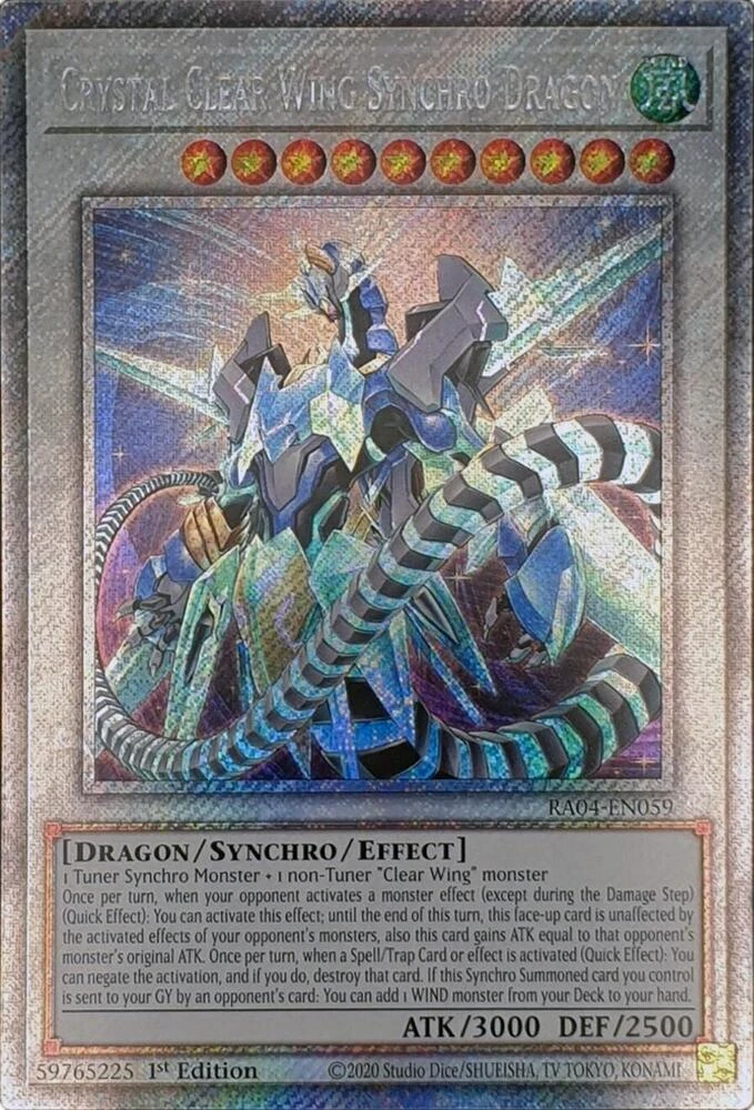 Crystal Clear Wing Synchro Dragon