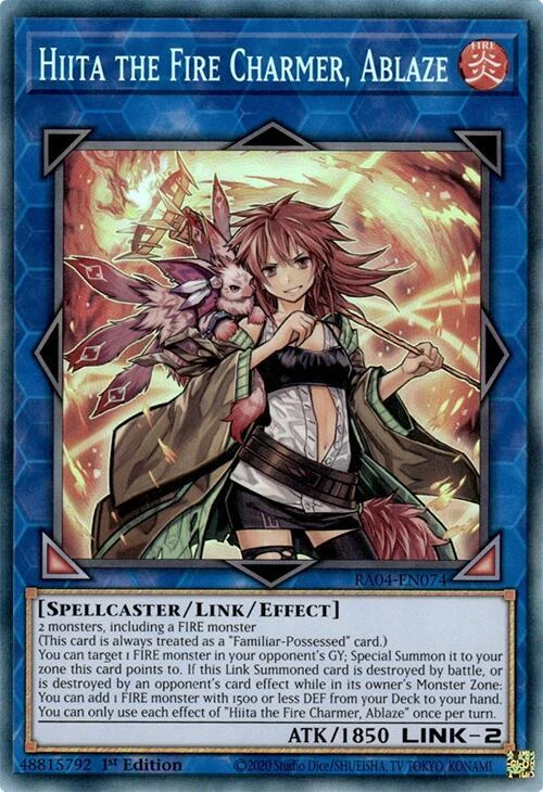 Hiita the Fire Charmer Ablaze