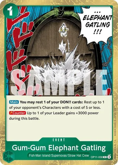 Gum-Gum Elephant Gatling