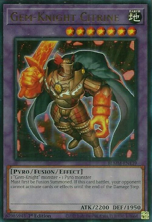 Gem Knight Citrine