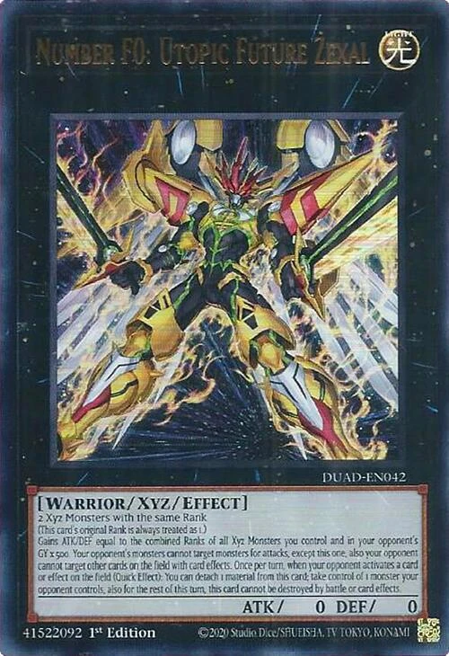 Number F0 Utopic Future Zexal