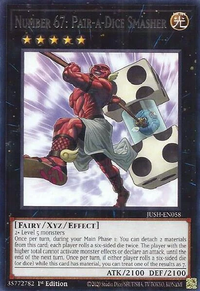 Number 67 Pair a Dice Smasher