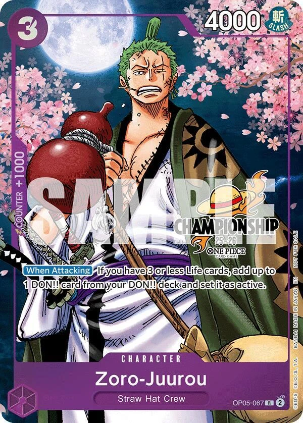 Zoro-Juurou (SP) CS 25-26 Event Pack Finalist Ver.