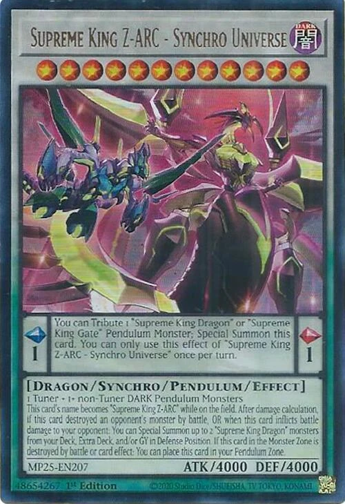 Supreme King Z ARC Synchro Universe